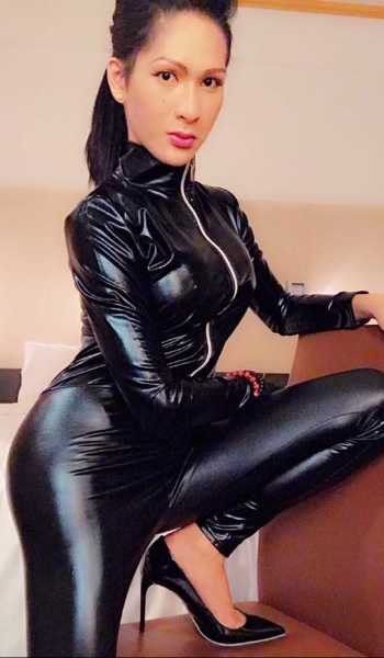 Best Asian Babes In Latex Images On Pinterest Latex Catsuit